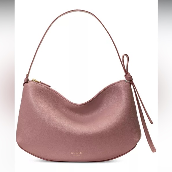 kate spade Handbags - KATE SPADE NEW YORK Loop Large Pebbled Leather Shoulder Bag, Dust Rose NWT